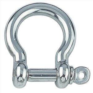 Idt Trade Lot de 4 manilles rondes de 3 mm en acier inoxydable V4A Manille arquée avec boulons à œil 3 x 10 x 10 mm, (WLL) : 82 kg Forme Omega - Publicité Idt Trade Lot de 4 manilles rondes de 3 mm en acier inoxydable V4A Manille arquée avec boulons à œil 3 x 10 x 10 mm, (WLL) : 82 kg Forme Omega - Publicité