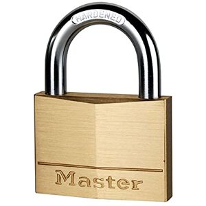 Master Lock 160EURD Cadenas laiton 60 mm Or - Publicité Master Lock 160EURD Cadenas laiton 60 mm Or - Publicité