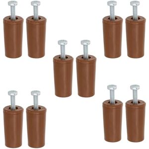 Amig Pack de 10 Butées pour Volets Roulants Amortisseur avec Vis M5 Antirouille et Rondelle Extérieure Résistant aux Intempéries Longueur : 60 mm Marron - Publicité Amig Pack de 10 Butées pour Volets Roulants Amortisseur avec Vis M5 Antirouille et Rondelle Extérieure Résistant aux Intempéries Longueur : 60 mm Marron - Publicité