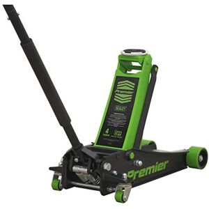 Sealey Cric Roulant de 4 tonnes à Profil Bas avec élévateur de fusée – Vert – 4040AG - Publicité Sealey Cric Roulant de 4 tonnes à Profil Bas avec élévateur de fusée – Vert – 4040AG - Publicité