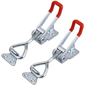 feedal GH-4002 Lot de 2 fermetures à bascule réglables pour portes, casiers et boîtes 220 kg - Publicité feedal GH-4002 Lot de 2 fermetures à bascule réglables pour portes, casiers et boîtes 220 kg - Publicité