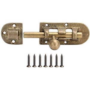 Deror Loquet de Porte en Laiton Vintage Boulons de Fenêtre Ancienne, Boucle Coulissante, Serrure de Quincaillerie, Raccords pour Portes en Bois - Publicité Deror Loquet de Porte en Laiton Vintage Boulons de Fenêtre Ancienne, Boucle Coulissante, Serrure de Quincaillerie, Raccords pour Portes en Bois - Publicité