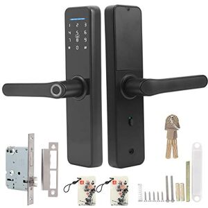 Pwshymi Serrure de porte électronique Wifi en alliage de Zinc serrure à code serrure intelligente prise en charge de la serrure de porte numérique Tuya APP poignée réversible avec clé mécanique - Publicité Pwshymi Serrure de porte électronique Wifi en alliage de Zinc serrure à code serrure intelligente prise en charge de la serrure de porte numérique Tuya APP poignée réversible avec clé mécanique - Publicité