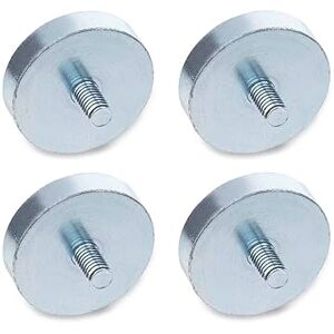 Ganter Normelemente Ganter Norme Éléments de GN 50.3 ND de 10 M4 – Aimants De Fixation Avec Filetage Extérieur, argent, lot de 4 - Publicité Ganter Normelemente Ganter Norme Éléments de GN 50.3 ND de 10 M4 – Aimants De Fixation Avec Filetage Extérieur, argent, lot de 4 - Publicité