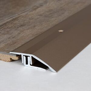 PROVISTON Profilé de rattrapage Alu anodisé 44 x 7-15 x 2700 mm Bronze clair Barre de jonction à visser Barre de seuil de rattrapage de niveau 1 pièce - Publicité PROVISTON Profilé de rattrapage Alu anodisé 44 x 7-15 x 2700 mm Bronze clair Barre de jonction à visser Barre de seuil de rattrapage de niveau 1 pièce - Publicité