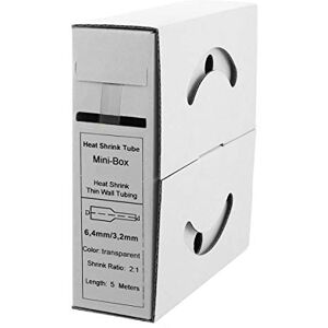 Offgridtec Gaine thermorétractable de 5 m 6,4 mm 3,2 mm Transparent Pour atelier 2:1 - Publicité Offgridtec Gaine thermorétractable de 5 m 6,4 mm 3,2 mm Transparent Pour atelier 2:1 - Publicité