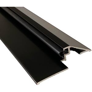 Homewell Seuil de porte (PMR) avec joint, (Laqué noir, 830mm + Découpe d’angles) - Publicité Homewell Seuil de porte (PMR) avec joint, (Laqué noir, 830mm + Découpe d’angles) - Publicité