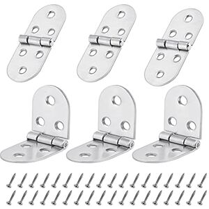 Moendergo 6Pcs 270 Degrés Charnières de Table Pliantes, Plat Porte Cabinet pliable Charnières, Métal Round Edge Machine à Coudre Table Pliante Meubles Flip Plateau Charnière - Publicité Moendergo 6Pcs 270 Degrés Charnières de Table Pliantes, Plat Porte Cabinet pliable Charnières, Métal Round Edge Machine à Coudre Table Pliante Meubles Flip Plateau Charnière - Publicité