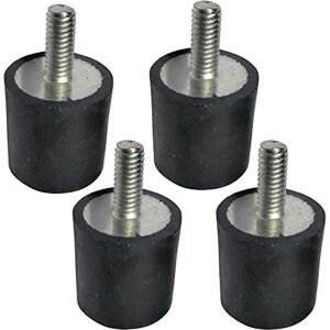 AERZETIX C48854 Lot de 4 pièce Pieds Patins Ronds Anti-Vibrations Isolation Filetage M4 Ø15mm H:15mm Dureté Shore 40 ±5 en Caoutchouc et Acier Charge 241N - Publicité AERZETIX C48854 Lot de 4 pièce Pieds Patins Ronds Anti-Vibrations Isolation Filetage M4 Ø15mm H:15mm Dureté Shore 40 ±5 en Caoutchouc et Acier Charge 241N - Publicité