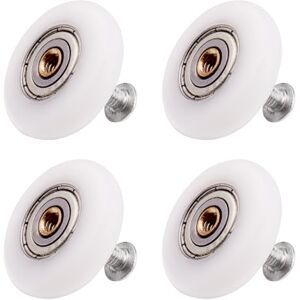 ATOPLEE Lot de 4 roulettes pour porte de douche – Pièce de rechange de 23 mm pour porte de douche coulissante (diamètre du rouleau 23 mm) - Publicité ATOPLEE Lot de 4 roulettes pour porte de douche – Pièce de rechange de 23 mm pour porte de douche coulissante (diamètre du rouleau 23 mm) - Publicité