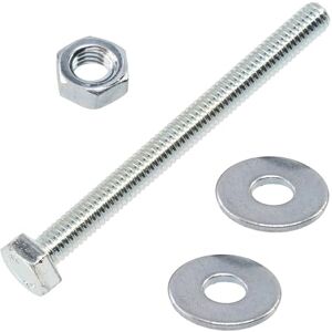 AERZETIX Kit ensemble de 25 boulons M4x45 mm à tête hexagonale + 50 rondelles larges M4x12 mm + 25 écrous hexagonaux M4 pour bricolage et fixation légère en acier - Publicité AERZETIX Kit ensemble de 25 boulons M4x45 mm à tête hexagonale + 50 rondelles larges M4x12 mm + 25 écrous hexagonaux M4 pour bricolage et fixation légère en acier - Publicité