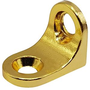 M4TEC Supports d'étagère en acier robuste pour fixation d'étagères d'armoire – 22 mm de portée 22 x 14 x 16,5 mm Pack de 100 laiton - Publicité M4TEC Supports d'étagère en acier robuste pour fixation d'étagères d'armoire – 22 mm de portée 22 x 14 x 16,5 mm Pack de 100 laiton - Publicité