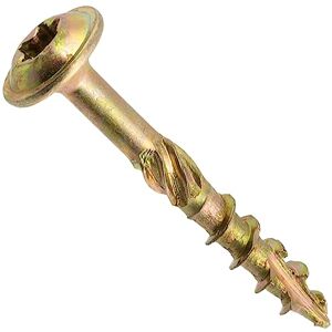 AERZETIX C67437 Lot de 100 Vis à bois Ø4x30mm à tête large bombée à empreinte étoile Т20 en acier zingué menuiserie, contreplaqués, agglomérés, mélaminés - Publicité AERZETIX C67437 Lot de 100 Vis à bois Ø4x30mm à tête large bombée à empreinte étoile Т20 en acier zingué menuiserie, contreplaqués, agglomérés, mélaminés - Publicité