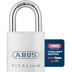 ABUS 269448 80ti/40 40 mm Titalium Cadenas à clé Ka8011 - Publicité ABUS 269448 80ti/40 40 mm Titalium Cadenas à clé Ka8011 - Publicité