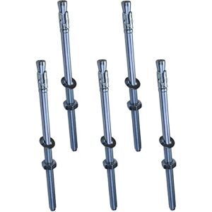 AERZETIX C54034-5x Boulon Vis d’ancrage filetage long, Goujon à expansion M10x200mm en acier zingué pour béton, pierre - Publicité AERZETIX C54034-5x Boulon Vis d’ancrage filetage long, Goujon à expansion M10x200mm en acier zingué pour béton, pierre - Publicité