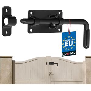 KOTARBAU - Chiavistello 220 mm - Longueur 220 mm - Revêtement poudre noir - Hasp - Publicité KOTARBAU - Chiavistello 220 mm - Longueur 220 mm - Revêtement poudre noir - Hasp - Publicité