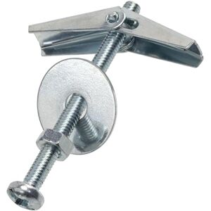 AERZETIX K33975 Lot de 10 Chevilles à ressort Ø13x50 mm + vis plafonds creux M4x50 cruciforme PZ pour parois creuses fixation faux plaques de plâtre gond cloison sèche en acier zingué Cr3+ - Publicité AERZETIX K33975 Lot de 10 Chevilles à ressort Ø13x50 mm + vis plafonds creux M4x50 cruciforme PZ pour parois creuses fixation faux plaques de plâtre gond cloison sèche en acier zingué Cr3+ - Publicité