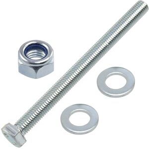 AERZETIX Kit de 5 boulons M12x150 mm à tête hexagonale + 10 rondelles + 5 écrous autobloquants hexagonaux M12 pour assemblage bricolage et fixation légère en acier - Publicité AERZETIX Kit de 5 boulons M12x150 mm à tête hexagonale + 10 rondelles + 5 écrous autobloquants hexagonaux M12 pour assemblage bricolage et fixation légère en acier - Publicité