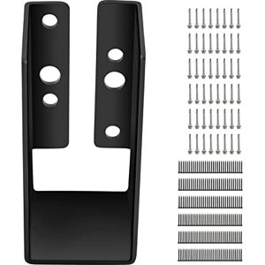 VEVOR Supports de solive dissimulés, lot de 24, support de poutres pour connecter du bois 51x102 mm, plaque d'acier Q235 avec revêtement en poudre, support de solive dissimulé pour poutre bois, noir - Publicité VEVOR Supports de solive dissimulés, lot de 24, support de poutres pour connecter du bois 51x102 mm, plaque d'acier Q235 avec revêtement en poudre, support de solive dissimulé pour poutre bois, noir - Publicité