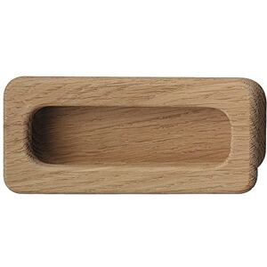 Gedotec Poignée de coquillage en bois Poignée de porte coulissante à coller Chêne non traité Rectangulaire 110 x 50 mm Design naturel Portes pliantes Poignées de meuble 1 Pièce - Publicité Gedotec Poignée de coquillage en bois Poignée de porte coulissante à coller Chêne non traité Rectangulaire 110 x 50 mm Design naturel Portes pliantes Poignées de meuble 1 Pièce - Publicité