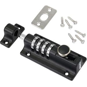 HMF Serrure de porte 3591-02 Avec code numérique à 4 chiffres En alliage de zinc 12,2 x 4 x 4,8 cm Noir - Publicité HMF Serrure de porte 3591-02 Avec code numérique à 4 chiffres En alliage de zinc 12,2 x 4 x 4,8 cm Noir - Publicité