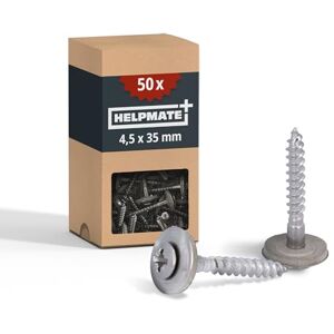HELPMATE Vis en Acier Inox 4,5x35mm - Usage Extérieur - Publicité HELPMATE Vis en Acier Inox 4,5x35mm - Usage Extérieur - Publicité