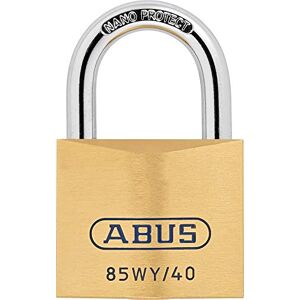 ABUS 79653 Cadenas en Laiton 85/40 avec Carte de sécurité - Publicité ABUS 79653 Cadenas en Laiton 85/40 avec Carte de sécurité - Publicité