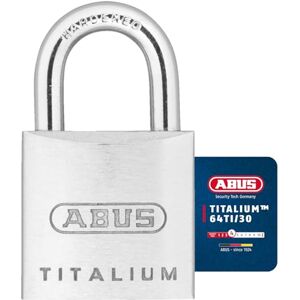 ABUS Titalium 64TI/30 Lot de 2, même combinaison Cadenas de cave avec corps de serrure en aluminium spécial anse en acier trempé niveau de sécurité 4 - Publicité ABUS Titalium 64TI/30 Lot de 2, même combinaison Cadenas de cave avec corps de serrure en aluminium spécial anse en acier trempé niveau de sécurité 4 - Publicité