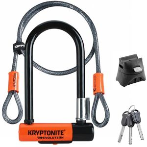 Kryptonite Antivol en U Evolution Mini-7 W/Flex Antivol Vélo avec Câble Flexible à Double Boucle Cadenas pour Vélos Niveau de Sécurité 7/10 Niveau de Protection Élevé Dimensions 8,3x15,3 cm - Publicité Kryptonite Antivol en U Evolution Mini-7 W/Flex Antivol Vélo avec Câble Flexible à Double Boucle Cadenas pour Vélos Niveau de Sécurité 7/10 Niveau de Protection Élevé Dimensions 8,3x15,3 cm - Publicité