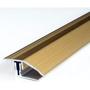 PROVISTON Profilé de rattrapage à clipser Alu anodisé 41 x 11-15 x 2700 mm Or À visser Barre de seuil rattrapage à clipser Barre à niveau 1 pc - Publicité PROVISTON Profilé de rattrapage à clipser Alu anodisé 41 x 11-15 x 2700 mm Or À visser Barre de seuil rattrapage à clipser Barre à niveau 1 pc - Publicité