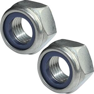 AERZETIX C49576 Lot de 2 écrous hexagonaux de blocage M16 Ø extérieur 24mm en acier inoxydable A2 écrous autofreinés à bague nylon - Publicité AERZETIX C49576 Lot de 2 écrous hexagonaux de blocage M16 Ø extérieur 24mm en acier inoxydable A2 écrous autofreinés à bague nylon - Publicité