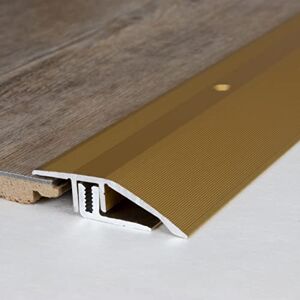 PROVISTON Profilé de rattrapage Alu anodisé 44 x 7-15 x 2700 mm Or Barre de jonction à visser Barre de seuil de rattrapage de niveau 1 pièce - Publicité PROVISTON Profilé de rattrapage Alu anodisé 44 x 7-15 x 2700 mm Or Barre de jonction à visser Barre de seuil de rattrapage de niveau 1 pièce - Publicité