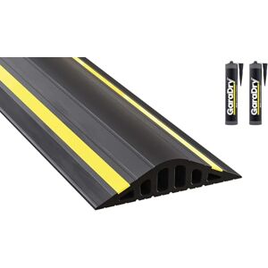 Garadry Kit de seuil de barrière anti-inondation pour porte de garage de 4 cm de haut 4,34 m PVC souple Le kit complet comprend 2 adhésifs - Publicité Garadry Kit de seuil de barrière anti-inondation pour porte de garage de 4 cm de haut 4,34 m PVC souple Le kit complet comprend 2 adhésifs - Publicité