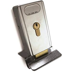 NICE Serrure électrique PLA10 (verrouillage au sol vertical) Argenté Pour portails et portes Déverrouillage par clé - Publicité NICE Serrure électrique PLA10 (verrouillage au sol vertical) Argenté Pour portails et portes Déverrouillage par clé - Publicité