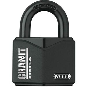 ABUS Cadenas Granit 37/55 pour l'Extérieur en Acier Spécial Trempé Cylindre à Disques -Plus Niveau de Sécurité 10 Noir - Publicité ABUS Cadenas Granit 37/55 pour l'Extérieur en Acier Spécial Trempé Cylindre à Disques -Plus Niveau de Sécurité 10 Noir - Publicité