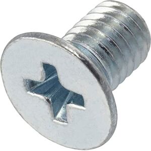 AERZETIX C59671 Lot de 100 vis à métaux M5x8 mm à tête fraisée PH2 DIN 965 en acier au carbone dureté 4.8 finition zingué pour fixation vis tournevis assemblage - Publicité AERZETIX C59671 Lot de 100 vis à métaux M5x8 mm à tête fraisée PH2 DIN 965 en acier au carbone dureté 4.8 finition zingué pour fixation vis tournevis assemblage - Publicité