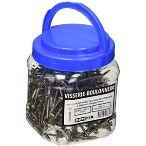 BATIFIX VTS5X50 Seau de 400 Vis pour lame de terrasse Inox A2 ø 5 x 50 mm - Publicité BATIFIX VTS5X50 Seau de 400 Vis pour lame de terrasse Inox A2 ø 5 x 50 mm - Publicité