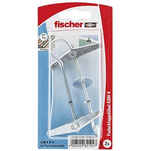 fischer Cheville à bascule KDH 4 K Carte SB, contenu : 2 x chevilles à ressort, 082194 - Publicité fischer Cheville à bascule KDH 4 K Carte SB, contenu : 2 x chevilles à ressort, 082194 - Publicité