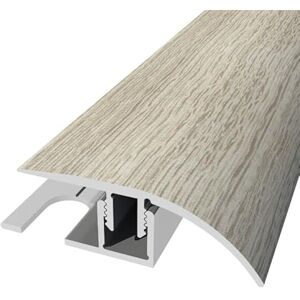 FORESTEA Barre de seuil + Base différence Niveau Aluminium Coloris (73) Chêne Blanc Gris Long 90 cm larg 3,9cmHt 1,4cm - Publicité FORESTEA Barre de seuil + Base différence Niveau Aluminium Coloris (73) Chêne Blanc Gris Long 90 cm larg 3,9cmHt 1,4cm - Publicité