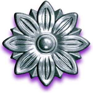 Rio Déco fer Forgé-ROSACE ACIER DECORATION- H55 mm par 55 mm- Pour Porte Portail Portillon battant coulissant -Rosace à souder ou à coller Usage Interieur Exterieur Etat brut - Publicité Rio Déco fer Forgé-ROSACE ACIER DECORATION- H55 mm par 55 mm- Pour Porte Portail Portillon battant coulissant -Rosace à souder ou à coller Usage Interieur Exterieur Etat brut - Publicité