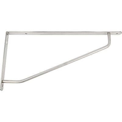 Amig Équerre d'étagère murale Console pour étagère Support étagère en Acier inoxidable Coleur: Mat Dimensions: 290 x 150 Poids max.: 60 kg - Publicité Amig Équerre d'étagère murale Console pour étagère Support étagère en Acier inoxidable Coleur: Mat Dimensions: 290 x 150 Poids max.: 60 kg - Publicité