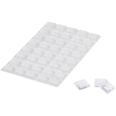 3M Pied dappareil SJ 5308 MPCB autocollant, carré transparent (Ø x h) 12.7 mm x 3.1 mm 40 pc(s) - Publicité 3M Pied dappareil SJ 5308 MPCB autocollant, carré transparent (Ø x h) 12.7 mm x 3.1 mm 40 pc(s) - Publicité