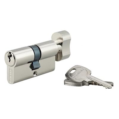 THIRARD Cylindre de serrure à bouton UNIKEY, 30 x 30 mm, nickelé - Publicité THIRARD Cylindre de serrure à bouton UNIKEY, 30 x 30 mm, nickelé - Publicité