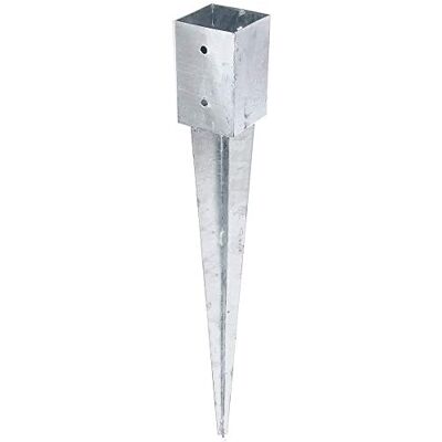 Alberts 211288 Ancre à enfoncer pour poteau en bois rond ou carré galvanisée à chaud 91 x 91 mm longueur totale 750 mm - Publicité Alberts 211288 Ancre à enfoncer pour poteau en bois rond ou carré galvanisée à chaud 91 x 91 mm longueur totale 750 mm - Publicité