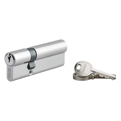 Thirard Ecopro Cylindre européen double entrée - 30x60mm aluminium chrome - Publicité Thirard Ecopro Cylindre européen double entrée - 30x60mm aluminium chrome - Publicité