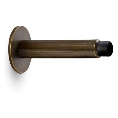 Gedotec Arpa Wall Butoir de porte mural en aluminium de qualité supérieure 1 pièce En laiton vieilli Butoir de porte de 100 mm à visser Avec matériel de fixation - Publicité Gedotec Arpa Wall Butoir de porte mural en aluminium de qualité supérieure 1 pièce En laiton vieilli Butoir de porte de 100 mm à visser Avec matériel de fixation - Publicité