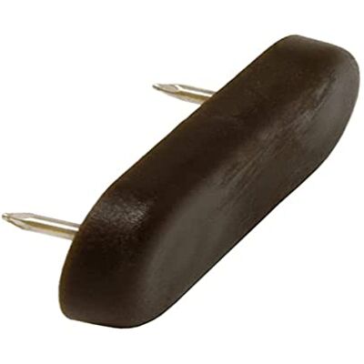 Adsamm ® / 32 x patins glisseurs en plastique avec clou / bruns / 18x44 mm / rectangulaire / pieds glisseurs en plastique à clou pour meubles, de qualité optimale de ® - Publicité Adsamm ® / 32 x patins glisseurs en plastique avec clou / bruns / 18x44 mm / rectangulaire / pieds glisseurs en plastique à clou pour meubles, de qualité optimale de ® - Publicité