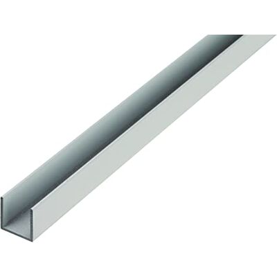 Alberts 475666 Profilé en U aluminium, naturel 1000 x 10 x 10 mm - Publicité Alberts 475666 Profilé en U aluminium, naturel 1000 x 10 x 10 mm - Publicité
