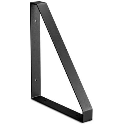 Amig Équerre Triangulaire Unitaire pour Étagères Industrielles 211 x 261 x 30 mm Acier Noir Mat Support Murale pour Étagère Design Fonctionnel et Résistant Idéal pour Étagères Murales - Publicité Amig Équerre Triangulaire Unitaire pour Étagères Industrielles 211 x 261 x 30 mm Acier Noir Mat Support Murale pour Étagère Design Fonctionnel et Résistant Idéal pour Étagères Murales - Publicité