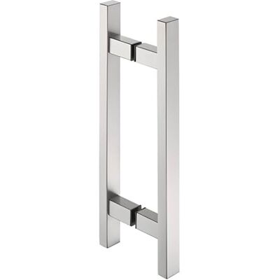 Gedotec Poignée de porte en acier inoxydable pour portes en verre I Poignée de porte d'entrée 450 x 300 mm I 1 pièce I Poignée de porte carrée en acier inoxydable I Poignée de porte de maison Montage - Publicité Gedotec Poignée de porte en acier inoxydable pour portes en verre I Poignée de porte d'entrée 450 x 300 mm I 1 pièce I Poignée de porte carrée en acier inoxydable I Poignée de porte de maison Montage - Publicité